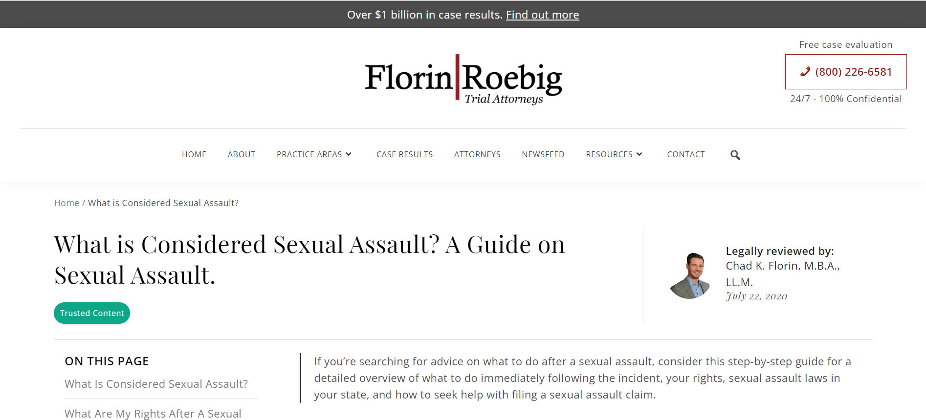 A Guide on Sexual Assault